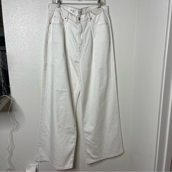 A New Approach High Rise Wide Leg White Jean Pants Size 16 Plus NWT- defected - Picture 2 of 13